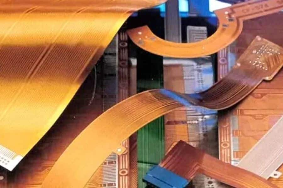 plating on flexible circuit board surface