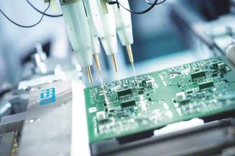 Testing PCB prototype functionality with advanced equipment at JHYPCB