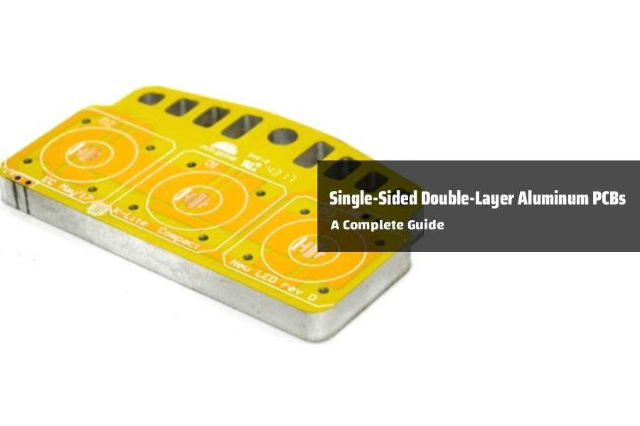 single sided double layer aluminum pcbs