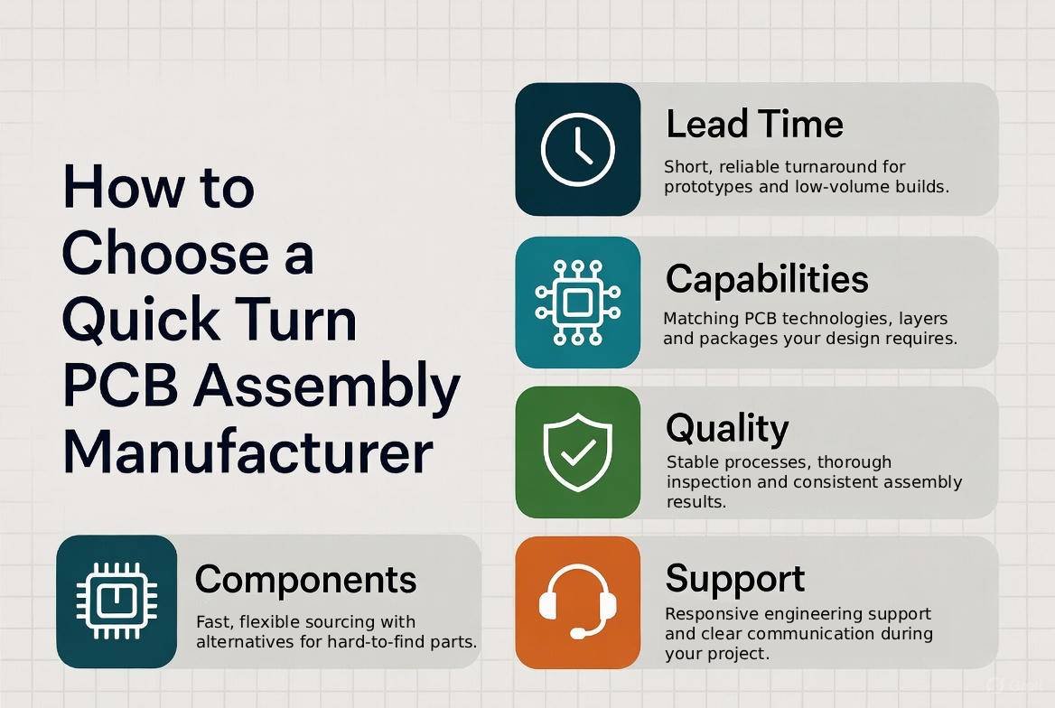 How to Choose the Right Quick Turn PCB Assembly Manufacturer | JHYPCB