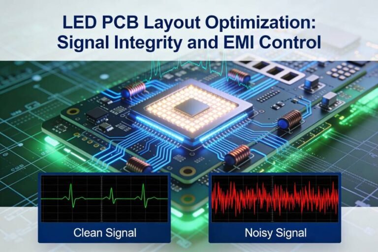 LED PCB Layout Optimization: Signal Integrity & EMI Control Guide - JHYPCB