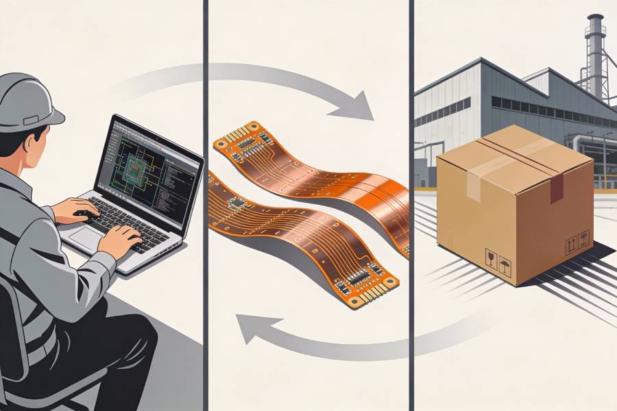 how to order double sided flex pcbs from jhypcb