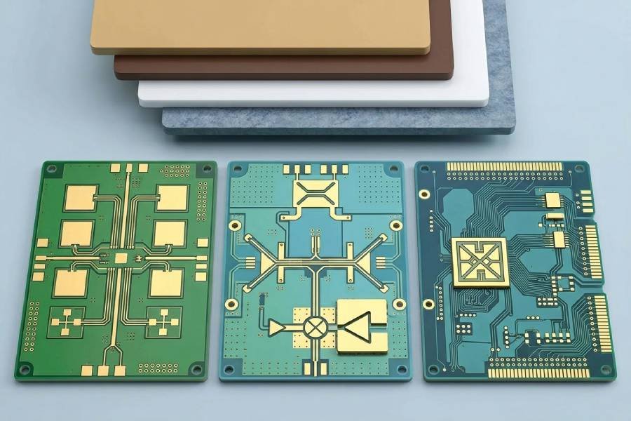 high frequency pcb material selection for 5g, radar and satellite applications