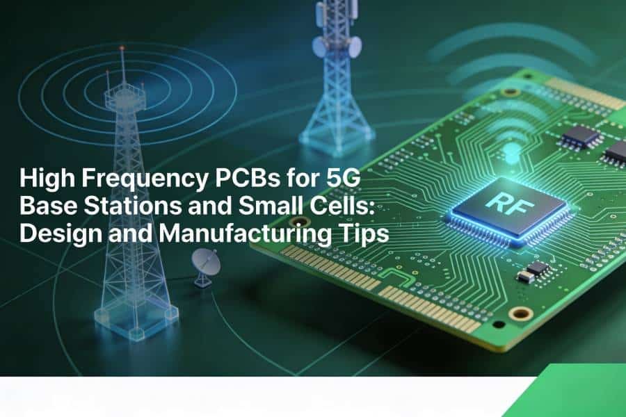 high frequency pcbs for 5g base stations and small cells design & manufacturing tips