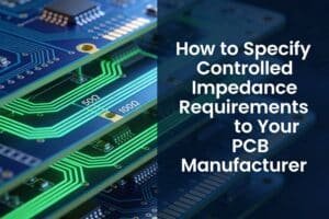how to specify controlled impedance requirements to your pcb manufacturer