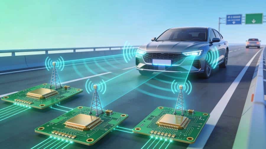 High frequency PCB boards for automotive radar and ADAS sensing applications