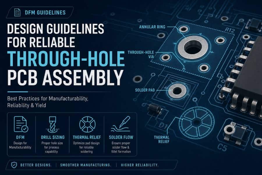 design guidelines for reliable through hole pcb assembly