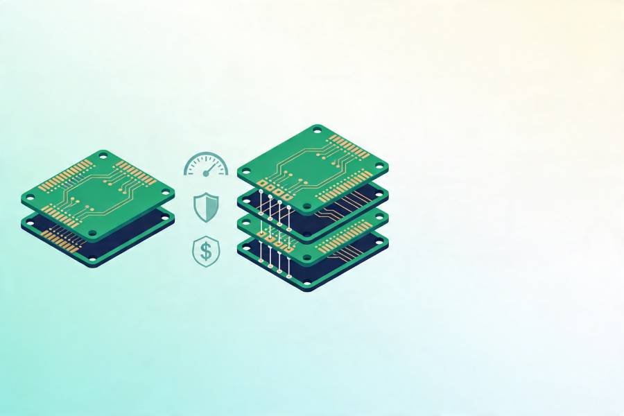multilayer pcb vs double‑sided pcb