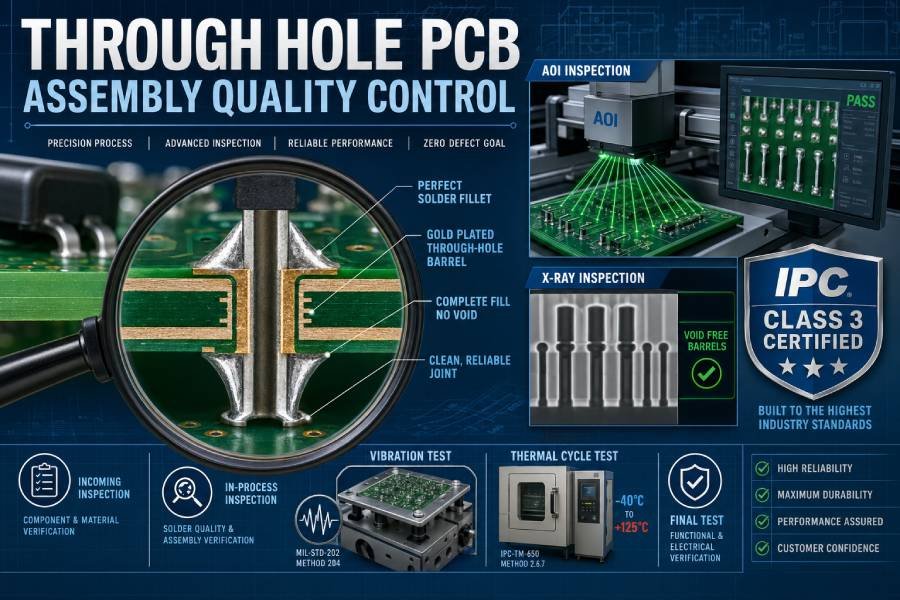 quality checks for reliable through hole pcb assembly