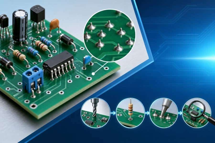what is through hole pcb assembly