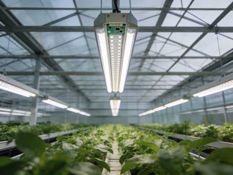 greenhouse supplemental led grow light application