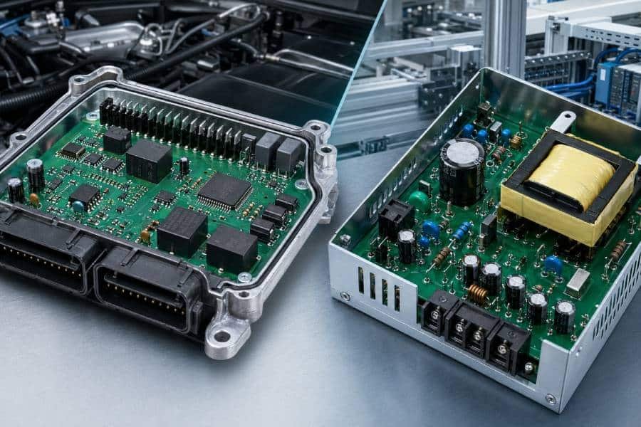 Through hole PCB assembly applications in automotive ECU and industrial power supply modules