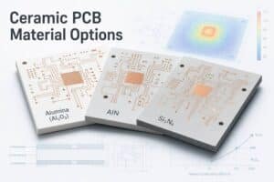 different ceramic pcb material options