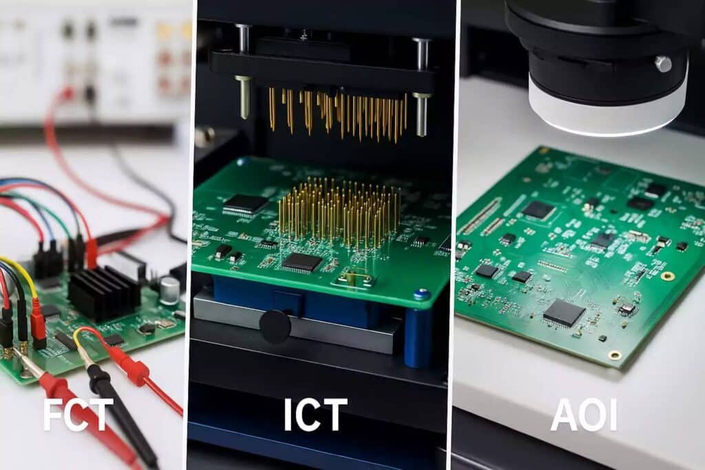 FCT vs ICT vs AOI