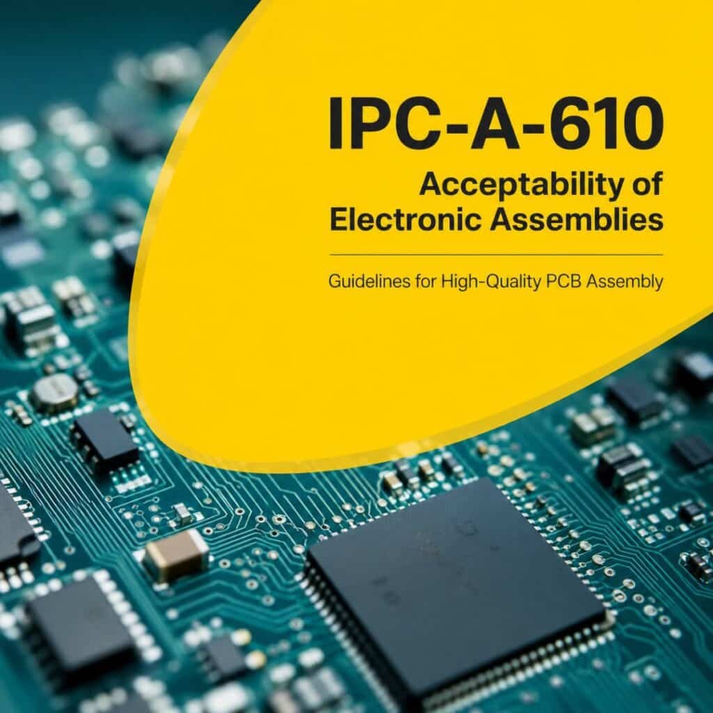 ipc a 610 guidelines for high quality pcb assembly