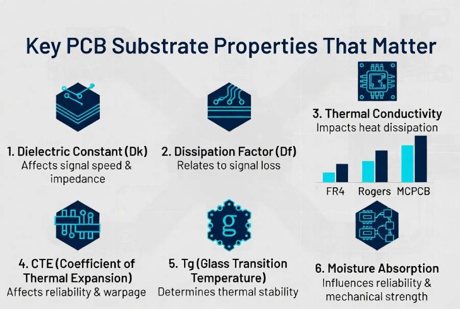 key pcb substrate properties that matter