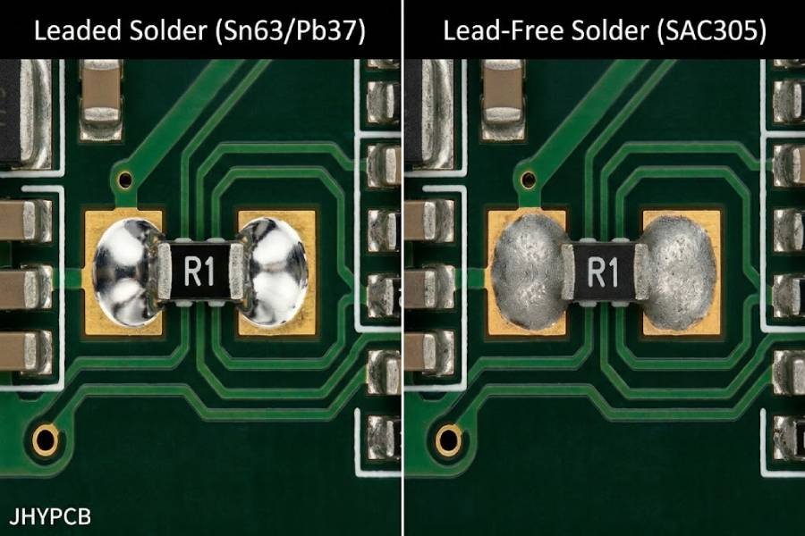 lead free vs leaded solder in smt assembly
