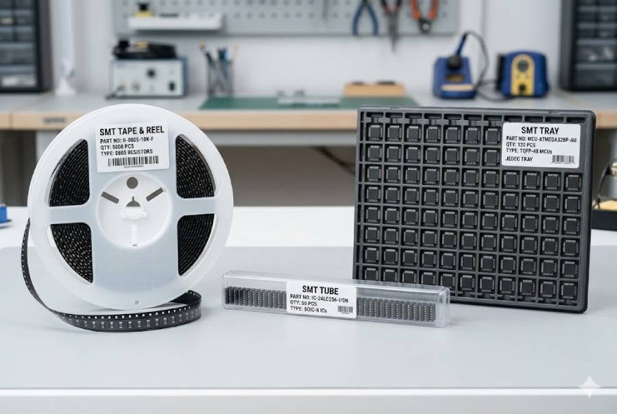SMT Component Packaging Types - Tape & Reel