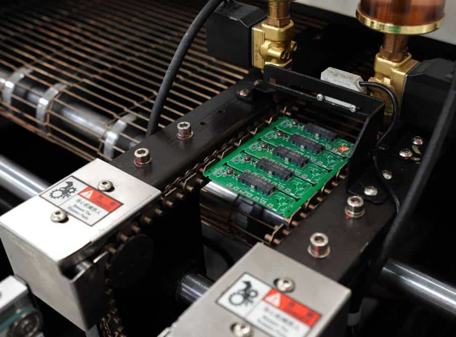 smt reflow soldering process