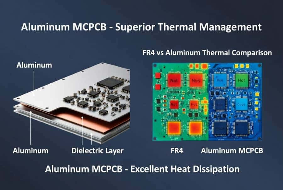 aluminum mcpcb thermal management