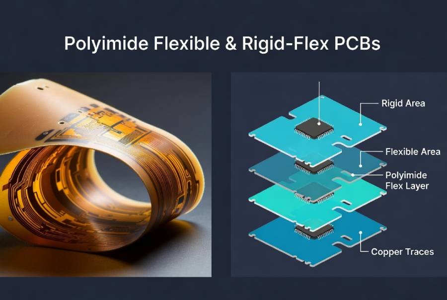 polyimide flex rigid flex pcb