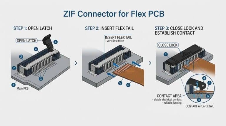 Zif Computer ZIF Connector for Flex PCB: Definition, Benefits, Design Guide, and ...