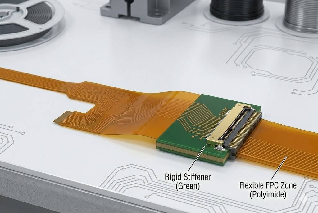 flex stiffener connector