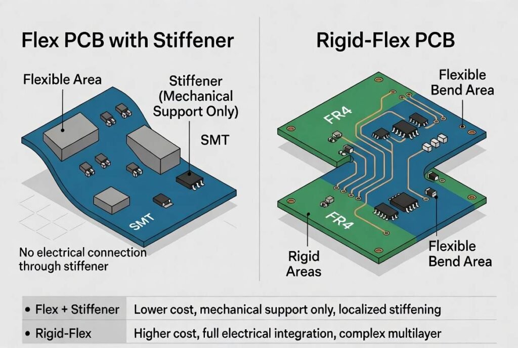 flex vs rigid flex diagram
