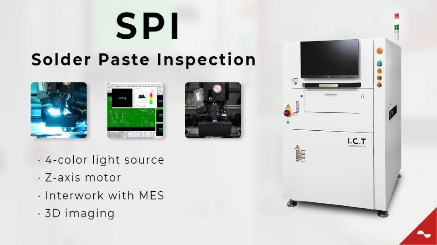 Real 3D SPI Solder Paste Inspection machine used in SMT PCB assembly line - Advanced 3D imaging and MES integration for high-quality electronics manufacturing