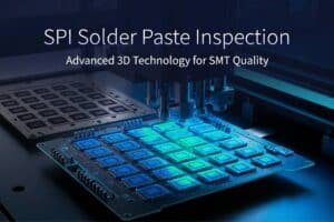 3D SPI Solder Paste Inspection Technology on PCB during SMT assembly - Advanced quality control for high-precision electronics manufacturing by JHYPCB