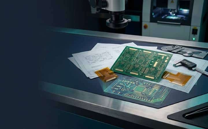 Bare PCBs and fabrication documents prepared for engineering review and a custom PCB quote