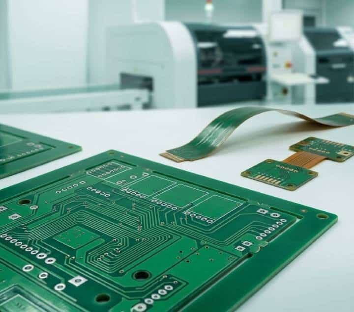 Bare multilayer, flexible, and rigid-flex printed circuit boards in a precision PCB manufacturing environment Title: PCB Manufacturing Services on PCBELEC